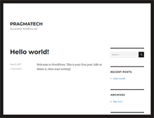 Tablet Screenshot of pragma-tech.com